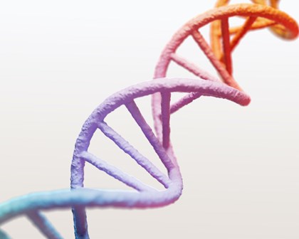 DNA strand graphic